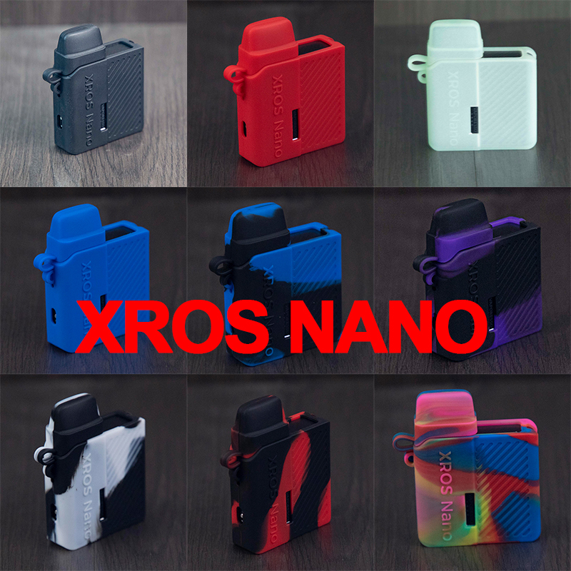 XROS NANO coque en silicone manchon en caoutchouc housse de protection peau pour XROS Nano Kit Pod batterie boîte Mod