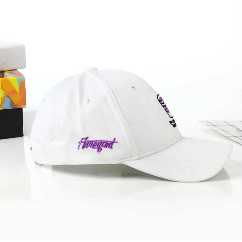 Cappellini con sfera ricamati marca viola bevuto cappello da papà le donne berretto da baseball regolabile in cotone con cappuccio hip hop estivo K pop cappello snapback Me152r