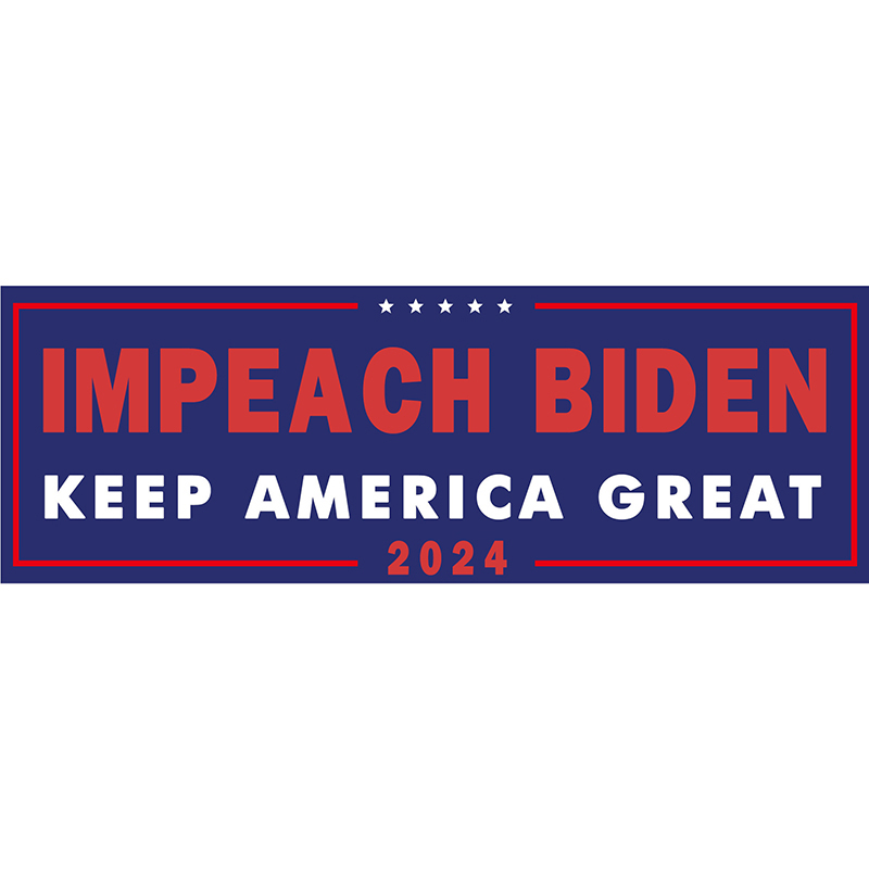 Auto-Aufkleber mit Trump-Flaggen, 2024, US-Parlamentswahl, 7,6 x 22,9 cm, Laptop-Aufkleber, Save Keep America Great-Aufkleber, 7194626
