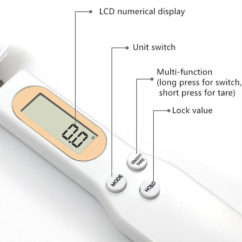 Measuring Tools Electronic Kitchen Scale 500g 01g LCD Display Digital Weight Spoon Food Weighing Tool 220922