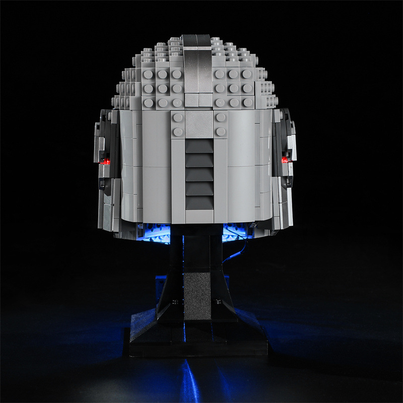 Строительный квартал LEGO Звездные войны 75328 Мандалорийский шлем светодиодные светильники