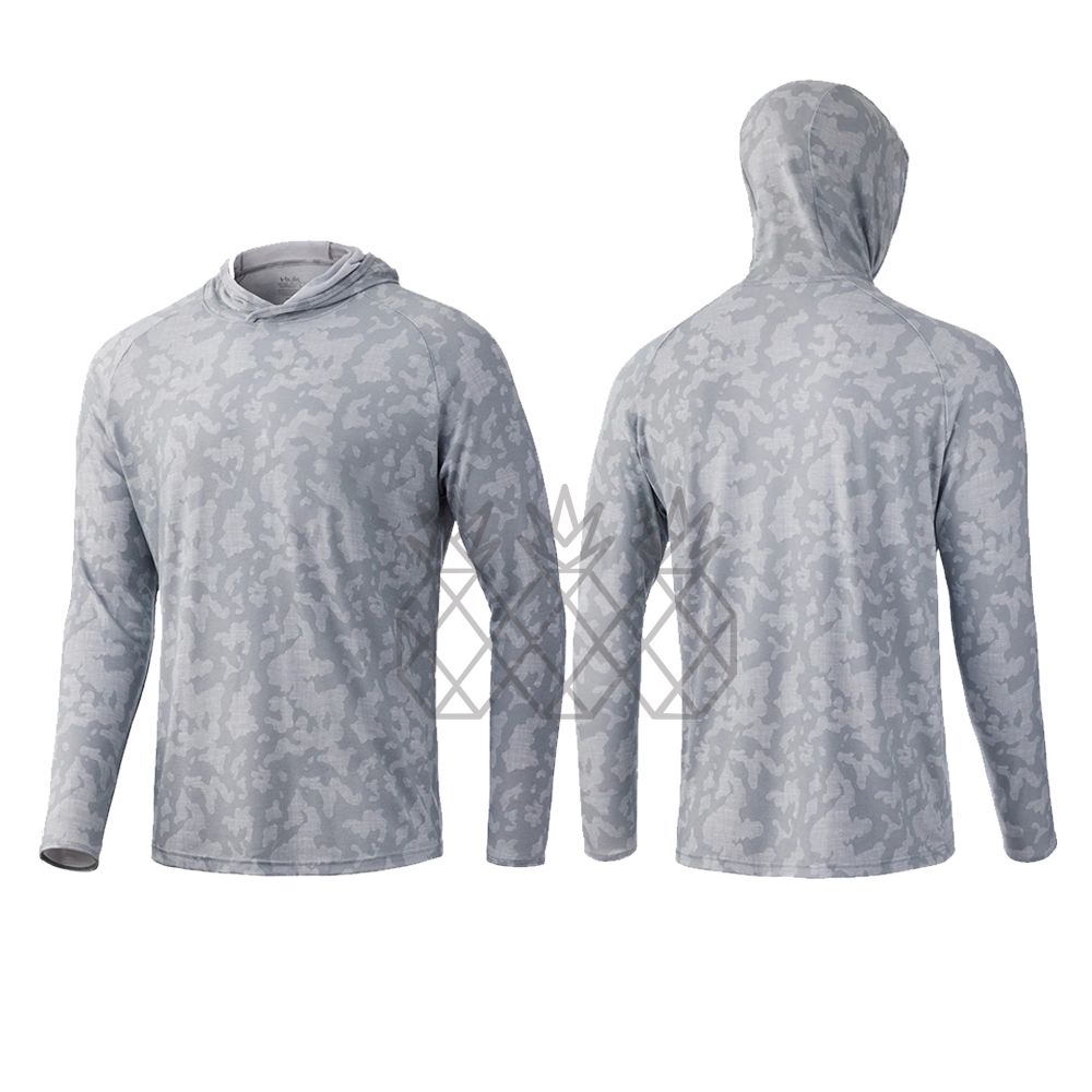 Camicie outdoor HUK Camicia da pesca con cappuccio Anti Uv Uomo Camiseta De Pesca Abbigliamento manica lunga Jersey traspirante Abbigliamento Estate 220923