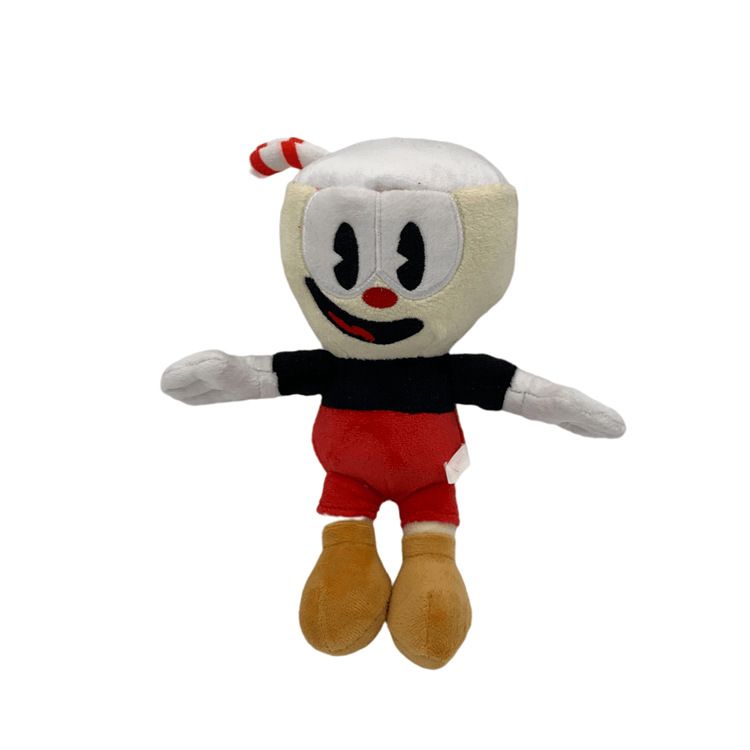 Animaux en peluche poupées en peluche 23CM mignon Cuphead grand jeu d'aventure poupée pour enfants