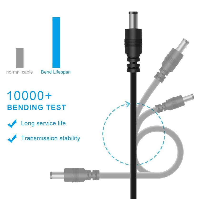 8 in 1 Universal 5V DC power cable Jack Charging Cables Cord USB Cable Connectors Adapter for Router Mini Fan Speaker micro type-c adapters