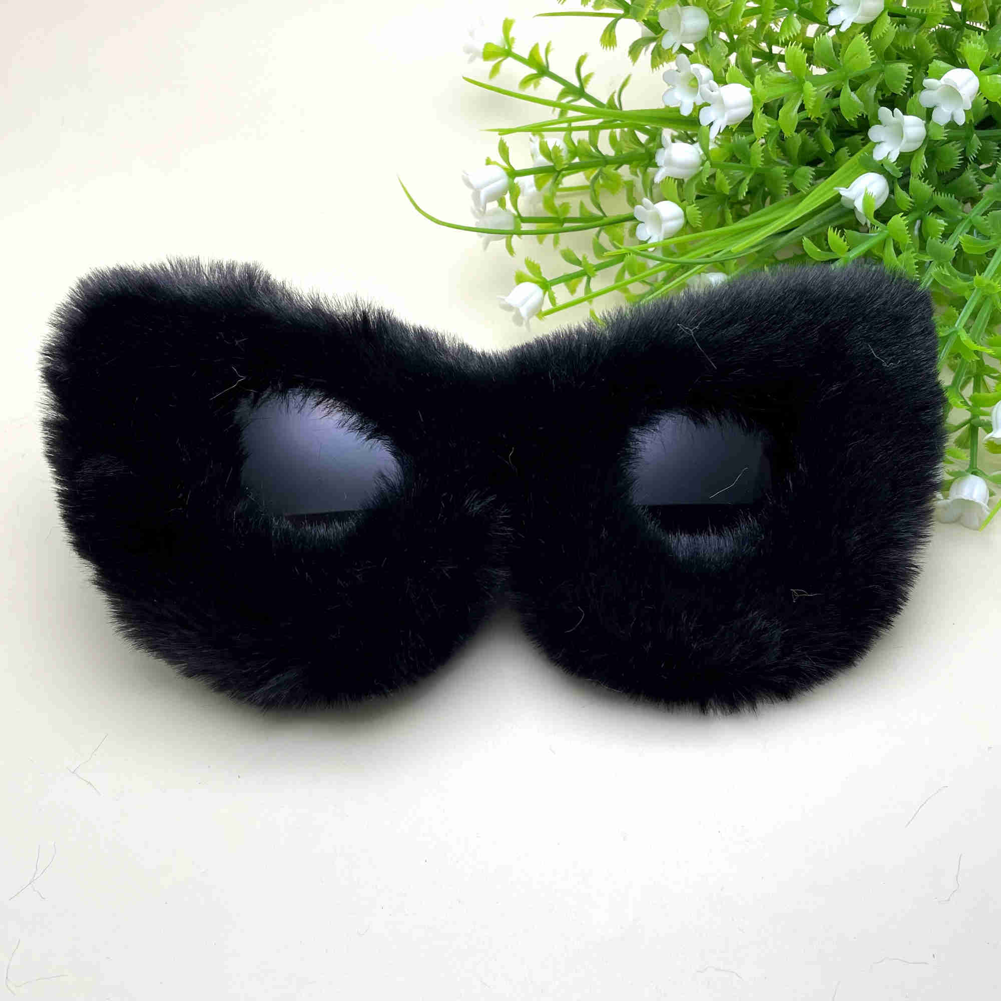 Zonnebrillen Nieuwe mode Cat Eye Furry zonnebril Hipster Kardashian Rock Style Operized Glasses Women Luxury Brand Large Black Shades UV400 T220924