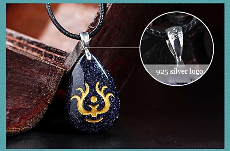 Pendant Necklaces Hayao Miyazaki Series Laputa Flying Stone Castle In The Sky Necklace for Girl Gift Japanese Anime Costume Jewelry 220924