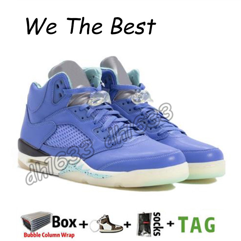 Mens Basketball Shoes High OG 5 5S Aqua P￡scoa da P￡scoa Azul N￳s, o Bluebird Green Bean Black Metallic Quai Cement Hyper Royal Hare What the Sneakers Trainers