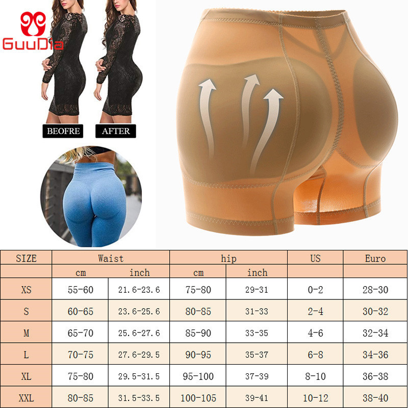 Femmes Shapers Taille Ventre Shaper GUUDIA Femmes Hanches Butt Lifter Pads Enhancer Culotte Shapewear Sous-Vêtements Hip Rembourré Trainer Control 220923