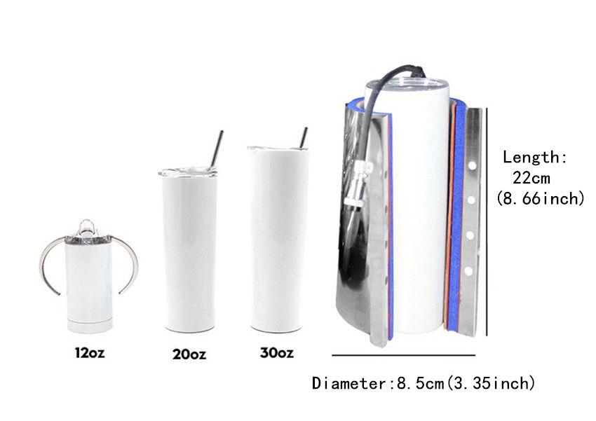 Sublimation Machine Heat Press Machine Printer For 20oz 30oz Straight Tumbler Mug