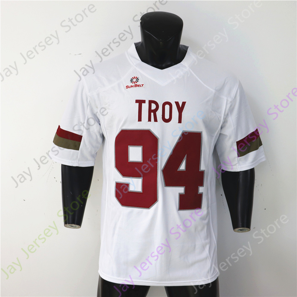 Troy Trojans Football Jersey NCAA College Demarcus Ware Gunnar Watson Kimani Vidal Barber Johnson Slocum Jr. Billingsley Stoudemire Harris Woods Rogers Martial