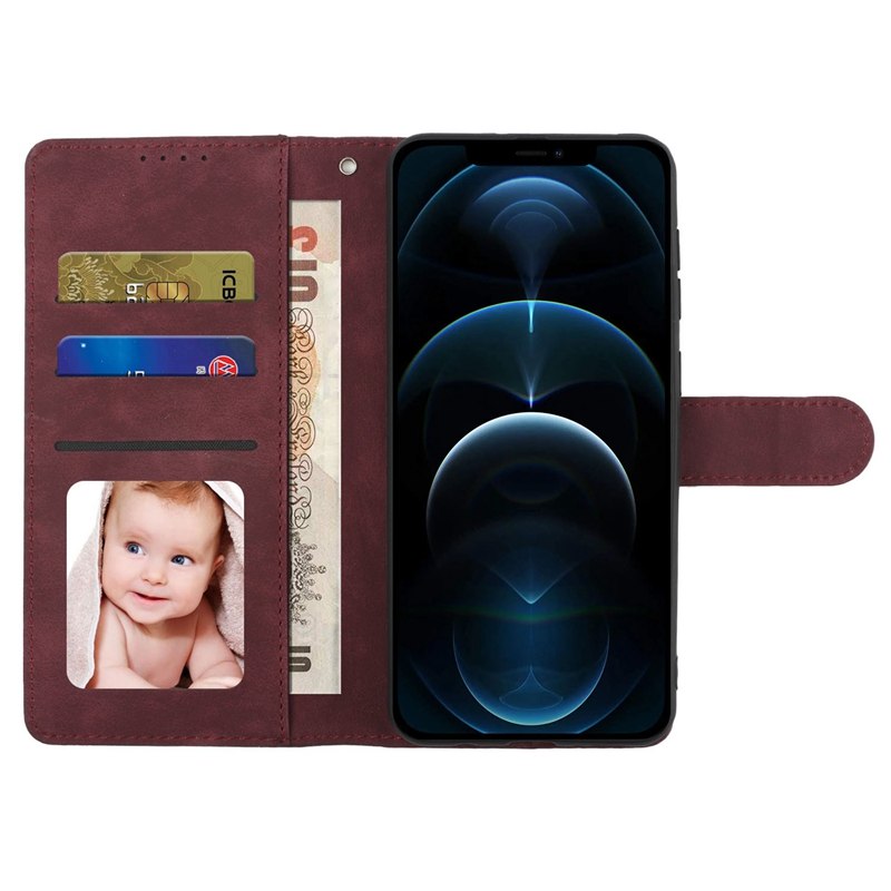 Flip lederen portemonnee kisten voor Samsung A73 5G A53 A33 A32 A23 A12 A13 S22 Ultra S21 Plus S20 FE Note 20 Business Retro Koopstand Credit ID Card