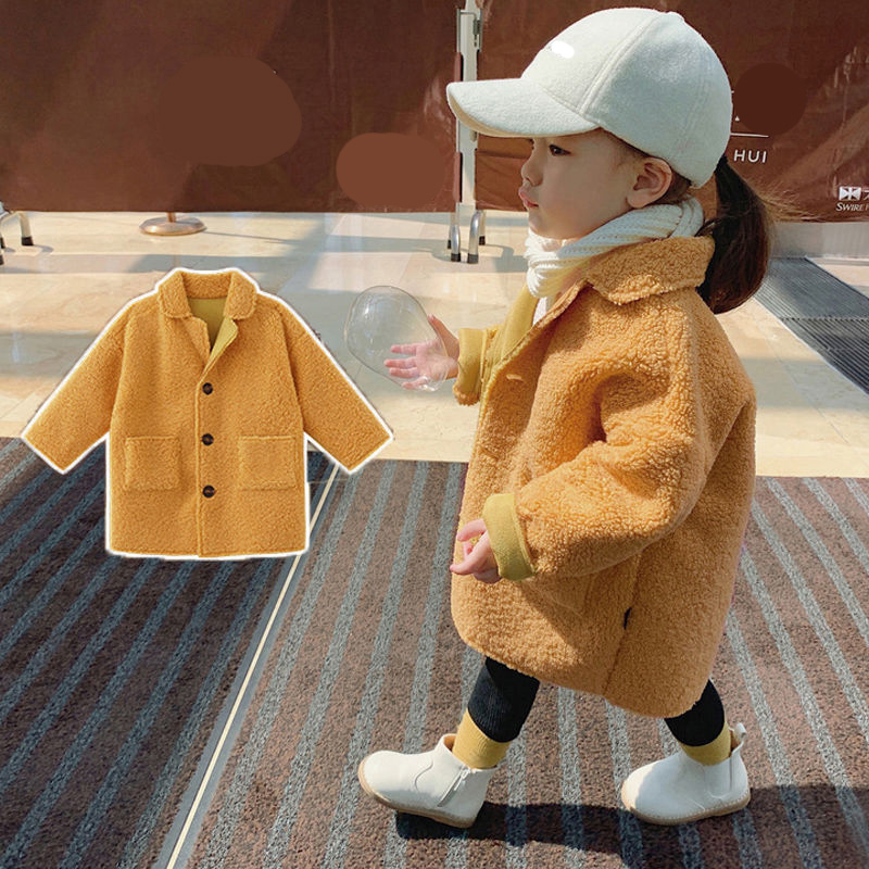 재킷 소녀 재킷 아이 가을 겨울 옷 아이 아기 소녀를위한 긴 재킷 auterwear 코트 유아 솔리드 220923