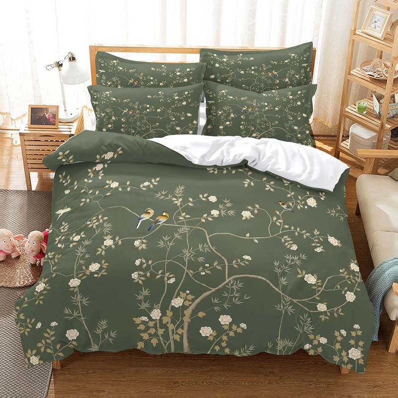 Bedding Sets Flowers Set Duvet Capa 3D Impressão digital Cama Linho queen Size Moda Design 220924