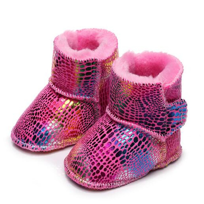 Designer Children Snow Boots Fur Newborn Baby Botas Infant Toddler Boot Boy Girls Bootie Winter Kids Shoes