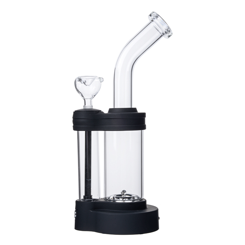 Cool Led Plasma Narguilés Uniques Bongs En Verre Kits De Démarrage 12 pouces De Haute Tuyaux D'eau De Fumer Épais Pyrex Huile Dab Rig 14mm Joint Femelle Avec Bol Coffret Cadeau Pack WP2234