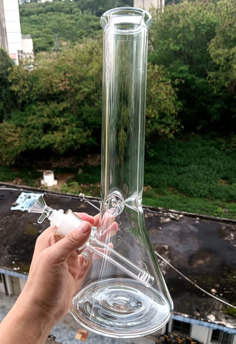 Berrak cam su bong beher nargile dişi 18mm yağ dab teçhizatlar sigara boruları
