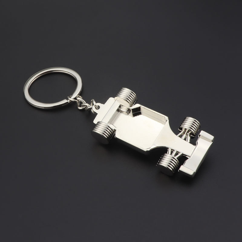 Racing Keychains Metal Simulation Sports Car Keychain Pendant Club Auto Show Gift Keyring Key Chain