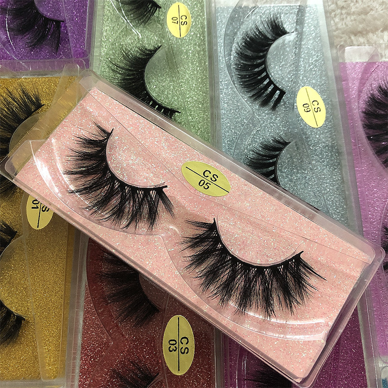 Thick Natural False Eyelashes Soft & Vivid Reusable Handmade Multilayer Fake Lashes Curly Crisscross Eyelash Extensions Eyes Makeup Easy to Wear DHL