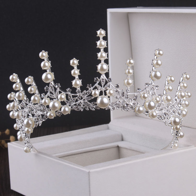 Shinning Silver 3 pezzi set di gioielli da sposa matrimoni Accessori da sposa Eventi di festa Tiaranecklaceearrings J926002 Pierced
