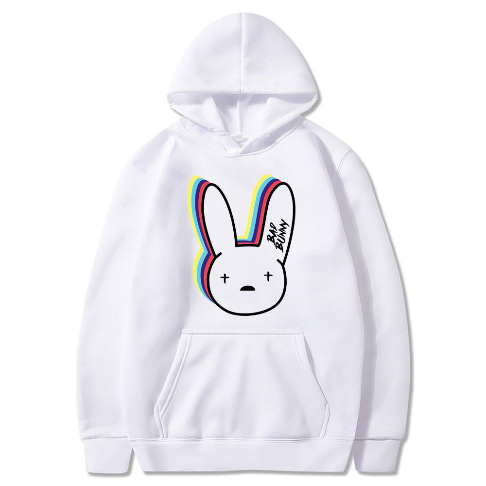 Felpe con cappuccio da uomo Felpe con cappuccio Bad Bunny Divertenti vestiti coreani Pullover casual Harajuku Uomo donna Felpa con cappuccio Felpa con cappuccio Hip Hop Uomo 220922