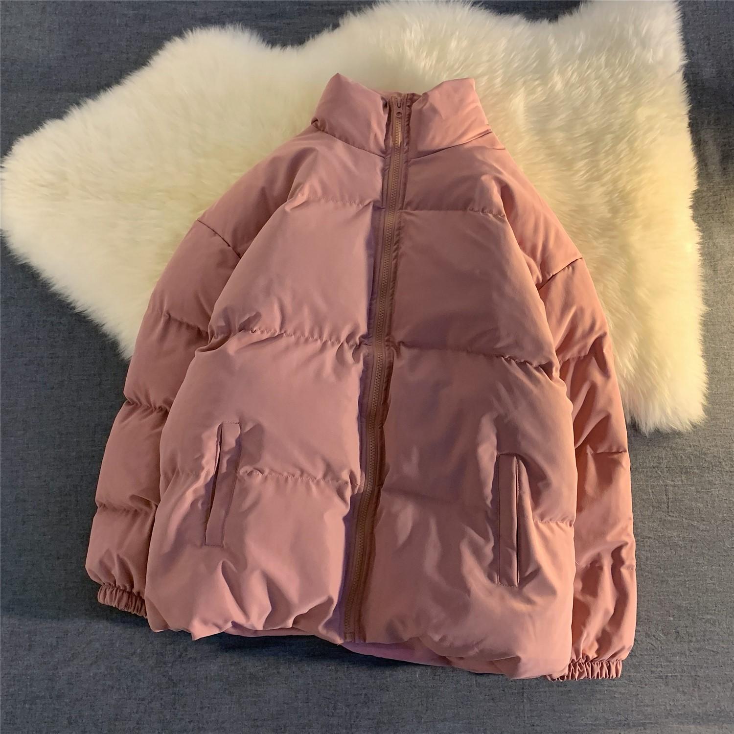 Męskie Parkas Men Harajuku kolorowy bąbelkowy płaszcz zimowy kurtka męska streetwear hip hop parka koreańskie czarne ubrania klejenie 220924