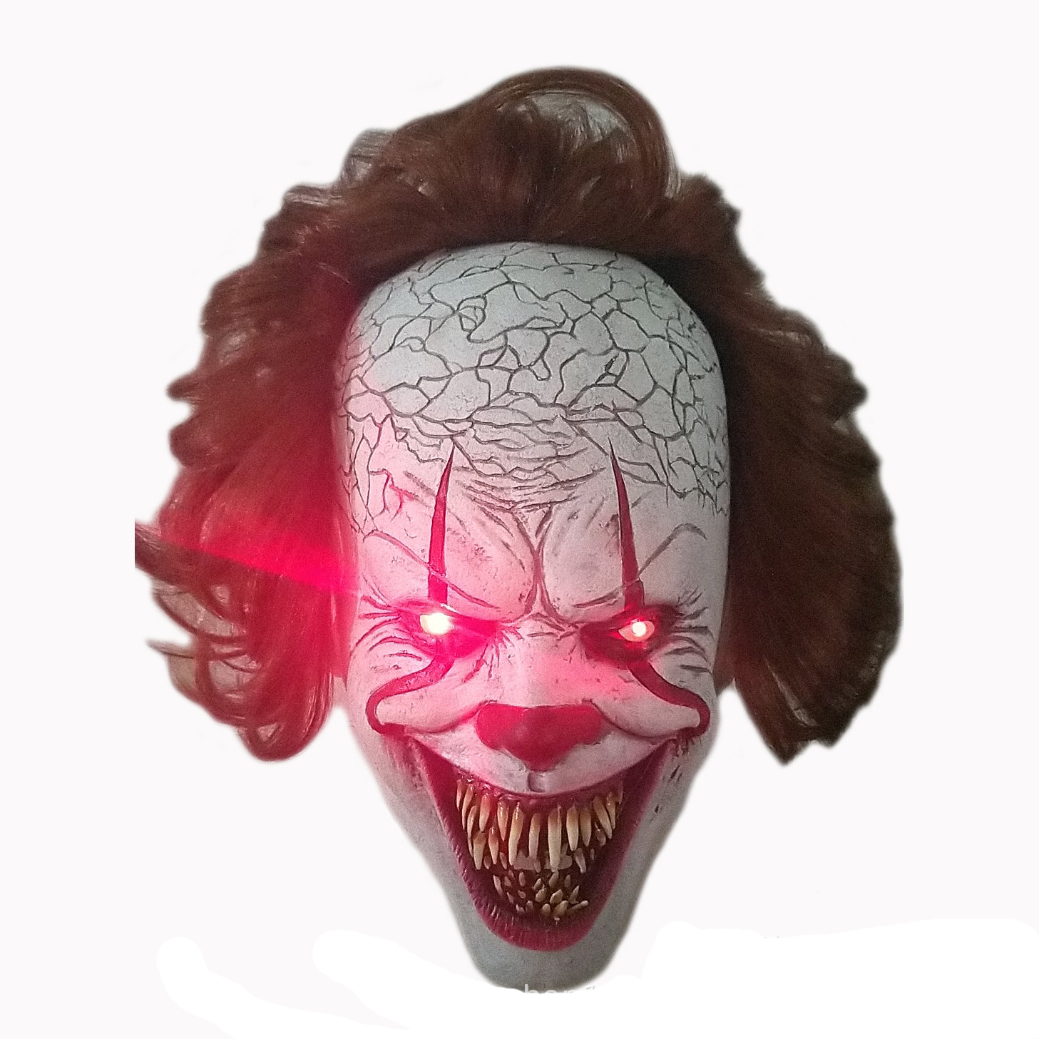 Party Masks Halloween Mask Creepy Scary Clown Full Face Horror Movie pennywise Joker Costume Party Festival Cosplay Prop Decoration 220926