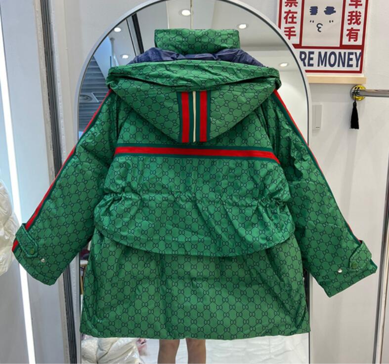 woman down jackets Luxury Letter Designer Parkas classic outerwear casual dunks crop top coat outdoor feather keep Winter jacket
