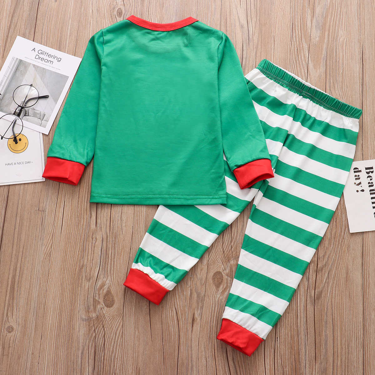 Familie Passende Outfits Weihnachten Pyjamas Set Kleidung Weihnachten Erwachsene Kinder Baby Strampler Nachtwäsche 220924