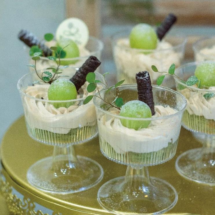 Articles de fête Transparent Dessert Pudding Bol Coupe De Crème Glacée pour Fête D'anniversaire Dîner De Vacances Vaisselle Jetable SN4910