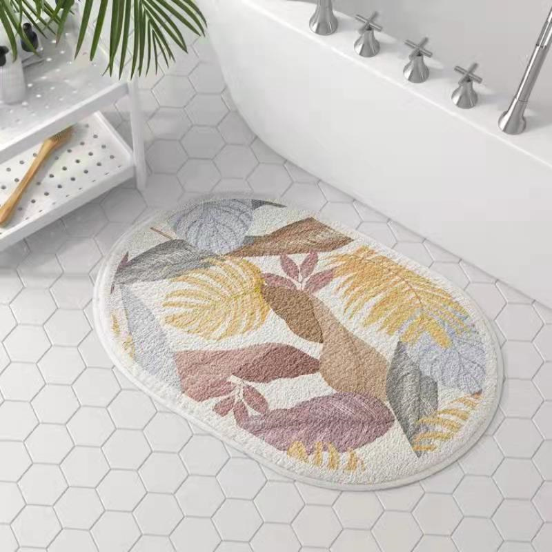 Carpet INS Style Bathroom Microfiber Bathtub Side Floor NonSlip Bath Mats Toilet Rugs Doormat For Shower Tapis Salle De Bain 220924