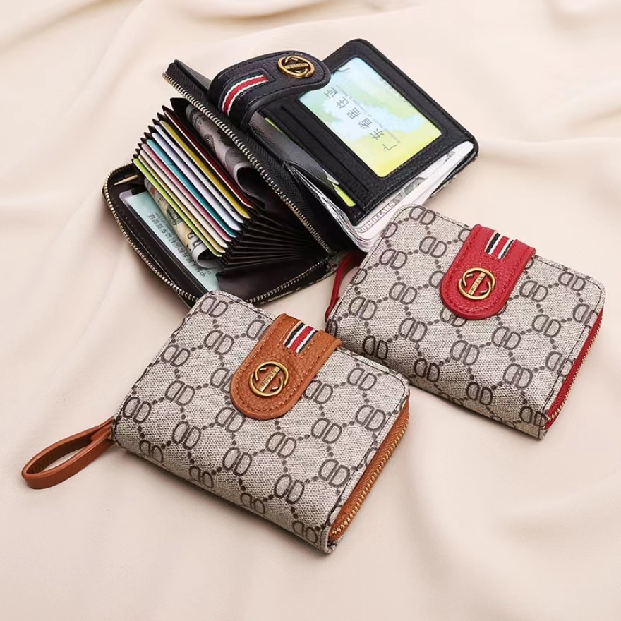 designer wallets women's brand purses for men folding multi-card fashion leather Holders men's exquisite short style hig245i