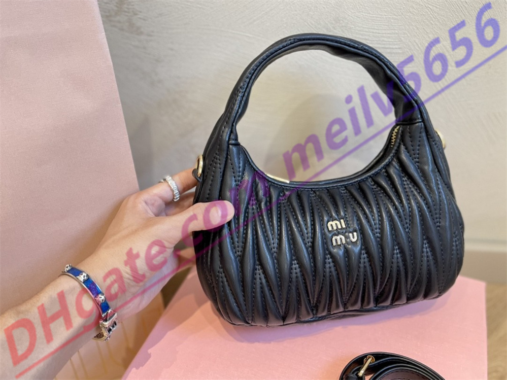 Alta nuova borsa a tracolla inclinata borse in morbida pelle di pecora Design di lusso portafoglio da donna Borsa a tracolla Hobo Totes borse a mano