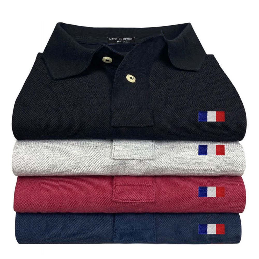 Men's Polos Men's 100% Cotton Autumn Long sleeve Embroidery Polo Shirt Casual Brand Polos Homme Fashion Clothing Lapel Top S-5XL 220926