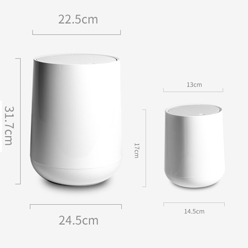 Waste Bins Trash Cans For The Kitchen Bathroom Wc Garbage Classification Rubbish Dustbin Bucket Press-Type 220927