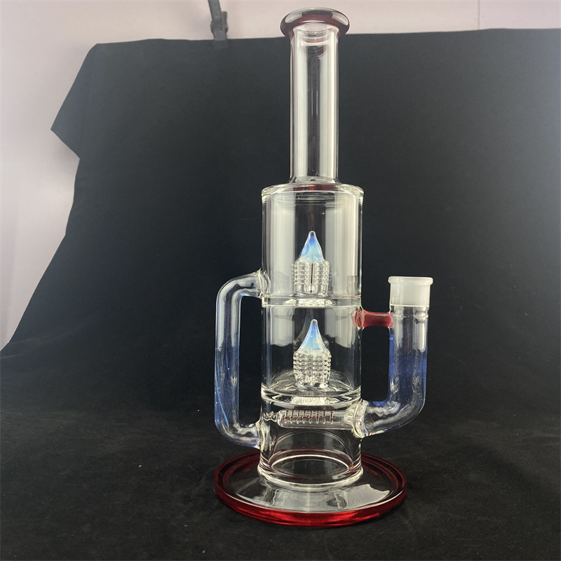 Glass 담아 아메리칸 레드와 비밀 화이트 inv4 Recycle Bong New Design 대량