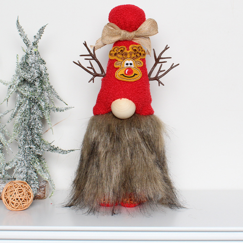 Świąteczne materiały zabawek bez twarzy Wesołych dekoracje do ozdoby domowej Xmas Navidad 2023 rok dyniowy prezent dzieciak 220924