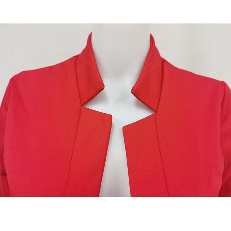 Women's Jackets Clothes Cardigan Collared Tops Solid Color Coat Clothing Long Sleeve Unique Blazers Fashion Female 220926