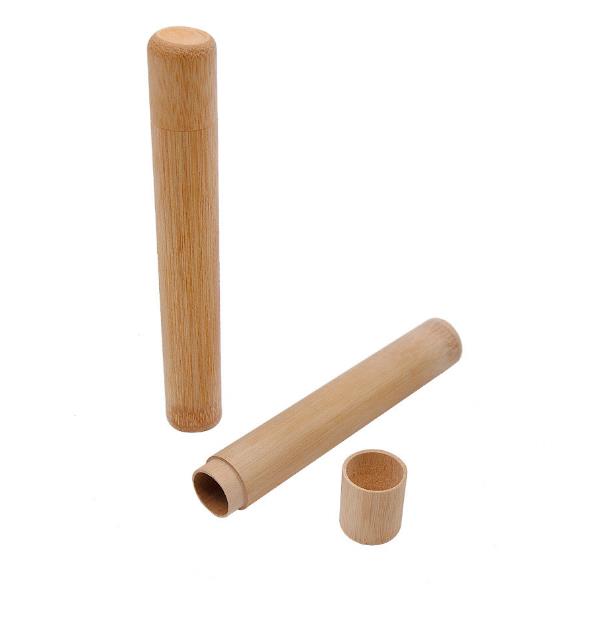 Barattoli di scorta di legno di bambù Portapillole 16CM Doob Tubes Bottiglia ermetica impermeabile a prova di odore Contenitore sigarette Accessori fumatori