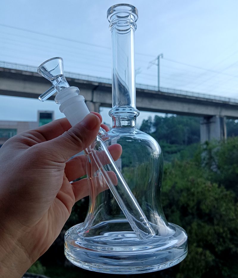 8 inch helder glazen waterrecycler Bong Hookahs met oliebeparingen Shisha -pijpen voor roken