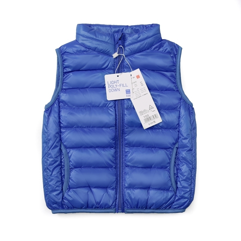 Waistcoat Children Down Vest Girls Sleeveless Jacket Winter Waistcoats pojkar Autumn Ytterkläderrockar 2-12 år barn Varma kläder 220927