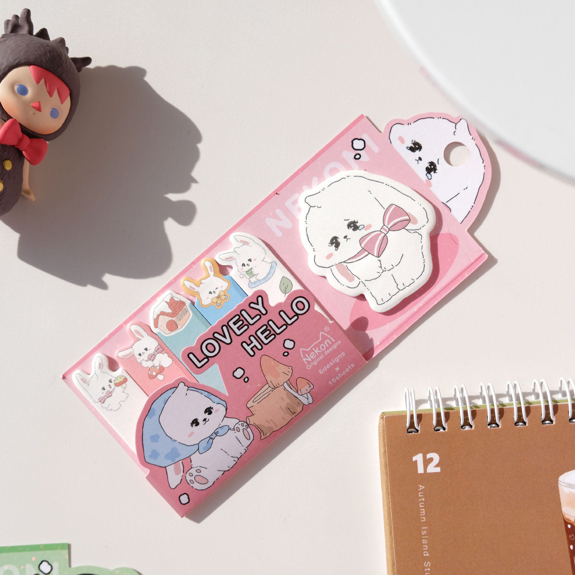 Notes Novelty Hamster Pig Panda Memo Pad Sticky Notebook Stationery School Supplies Kawaii Cute 220927