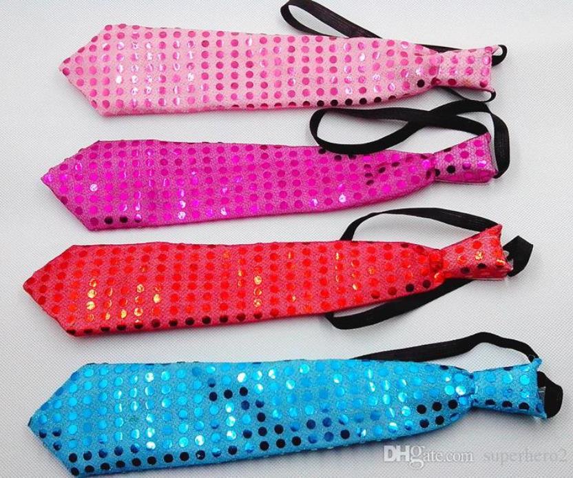 البالغين الأطفال الترتر بقيادة ألعاب Necktie Light Up الرقبة ربطة عنق مضيئة حزب Bowtie الحزب لصالح هدية عيد الميلاد هالوين نادي البار المرحلة