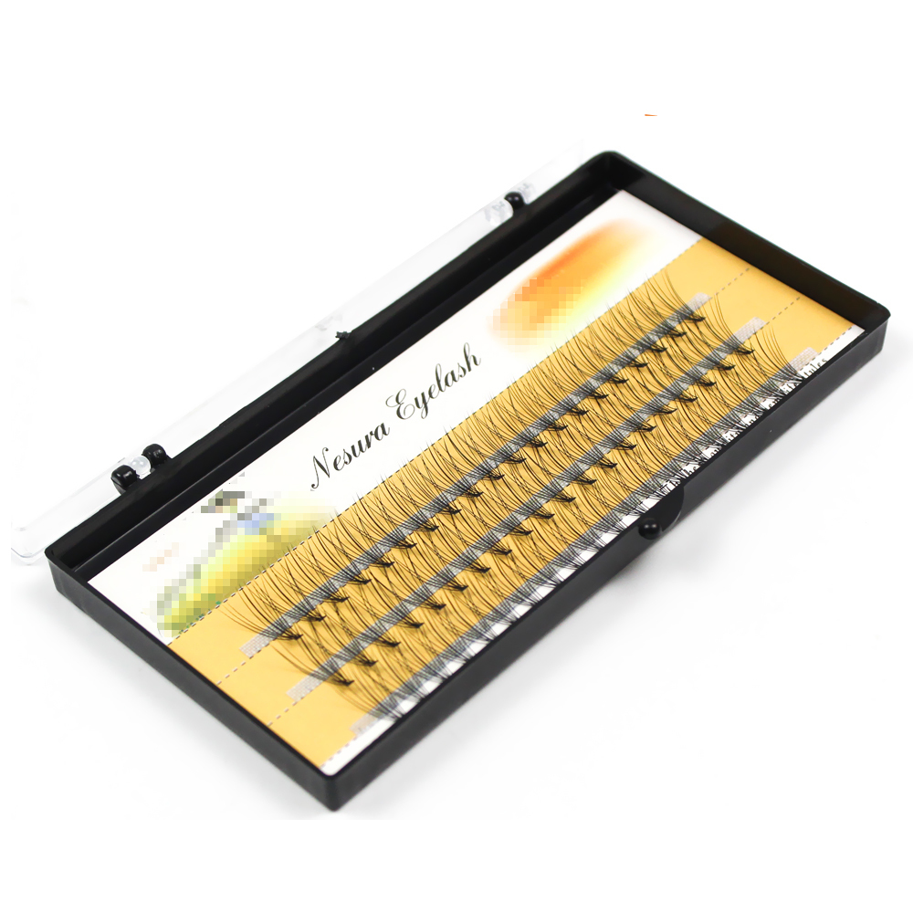 Ciglia finte all'ingrosso 10D Lashes Cluster Estensione ciglia Naturale Lungo Nero Effetto volume 3D Finto Bunche Trucco individuale Cilias 220927