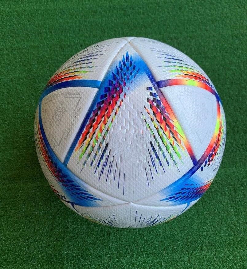 New World 2022 Cup Soccer Ball Size 5 High-klass Nice Match Football Ship The Balls Without Air Box176L