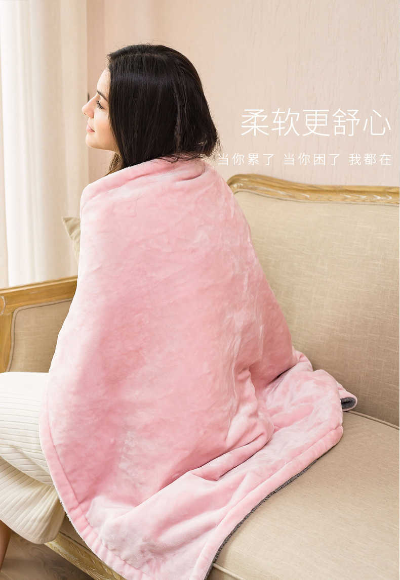 Blanket Electric blanket knee pad heating seat electric office foot warmer bao plugin plate body blan Y2209