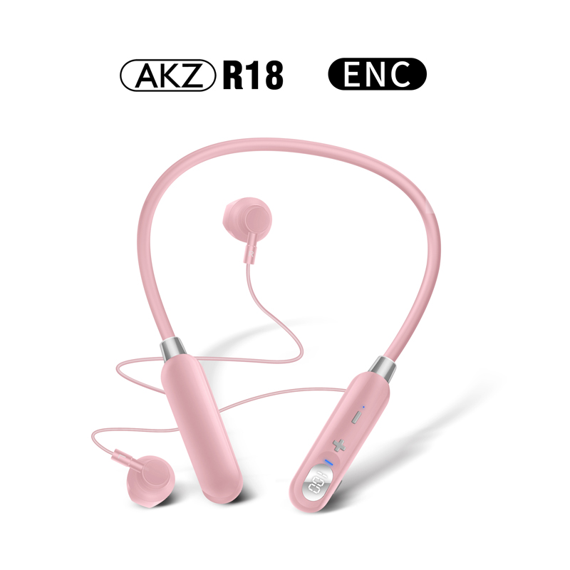 جديد وصل R18 TWS Wirelessephone Headphones LED عرض كبير الطاقة Hifi Streao Bluetooth Earphon R18 أذن