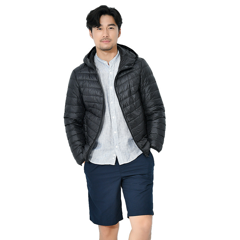 Parkas pour hommes plus taille 5xl 6xl 7xl veste bouffère emballée à capuche automne d'hiver Men de manteau isolé léger 220928