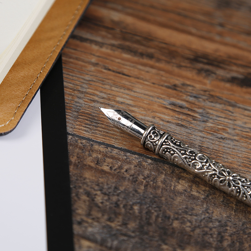 Stylos plume rétro calligraphie plume stylo plume écriture encre ensemble papeterie plume gothique arabe créatif goutte 220928