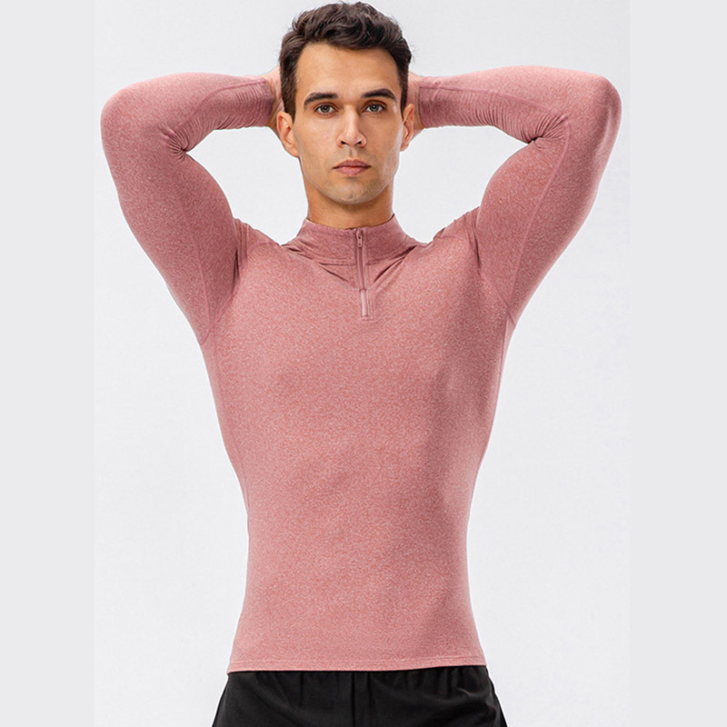 Intimo termico da uomo Pullover con zip a un quarto da uomo Camicia a compressione termica da uomo Allenamento Sport Top Manica lunga con fodera in pile Confezione da 1 o 2 220927