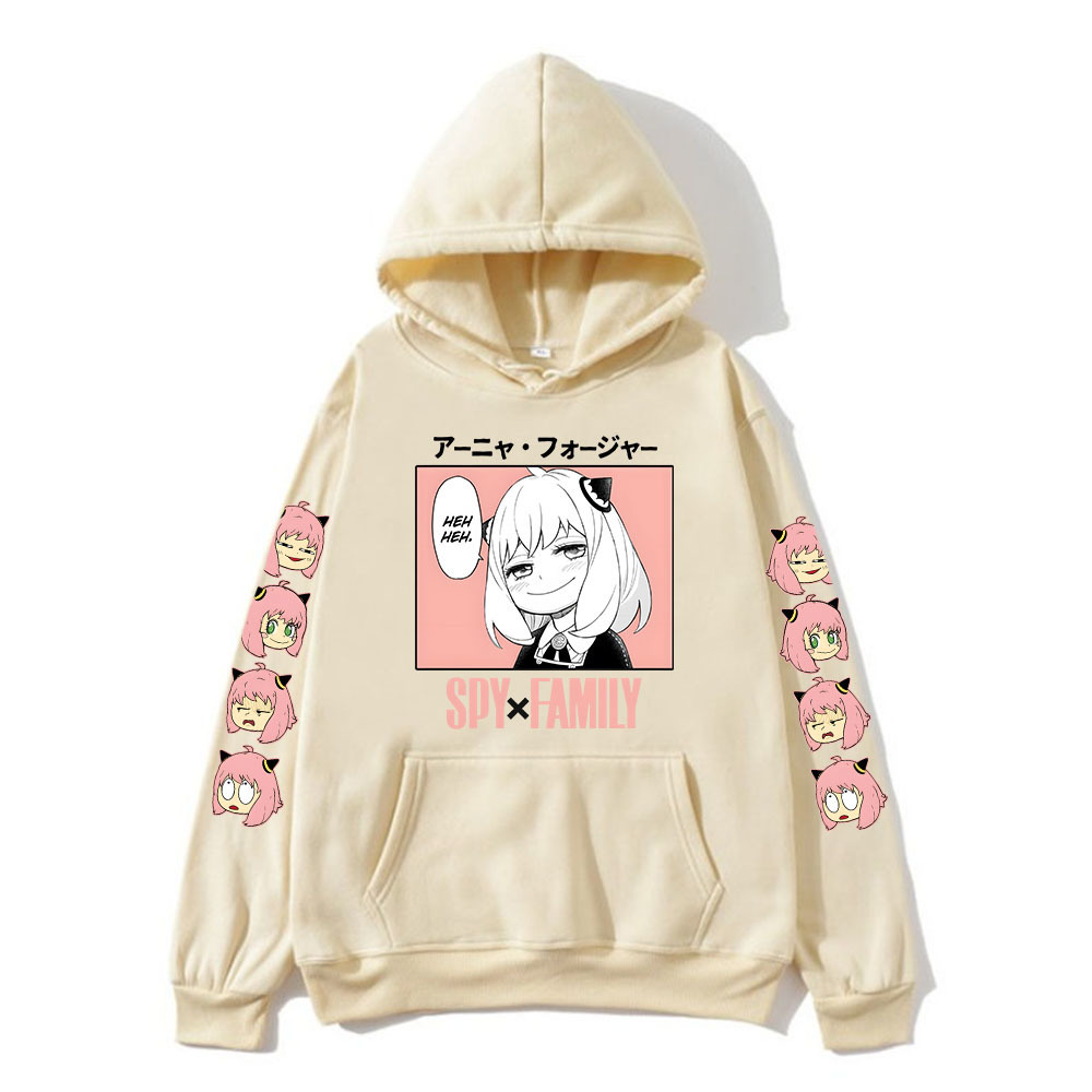 남성용 후드 땀 촬영 셔츠 Anya Anime Spy X Family Hoodies Kawaii 만화 남성/여성용 셔츠 탑 Harajuku Unisex Couple Hoodie Plus Fashion Streetwear 220928